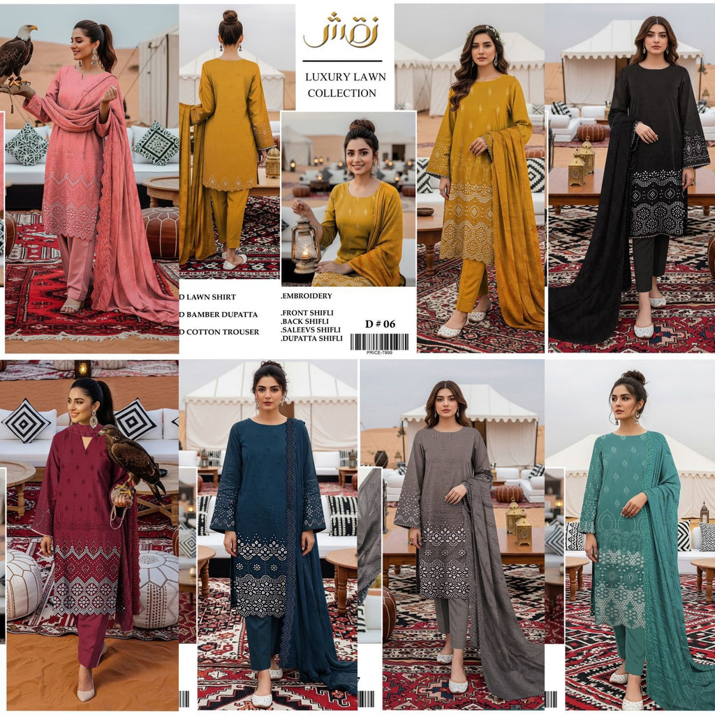 Elegant Beige Chikankari Lawn Suit – Luxury Embroidered Collection