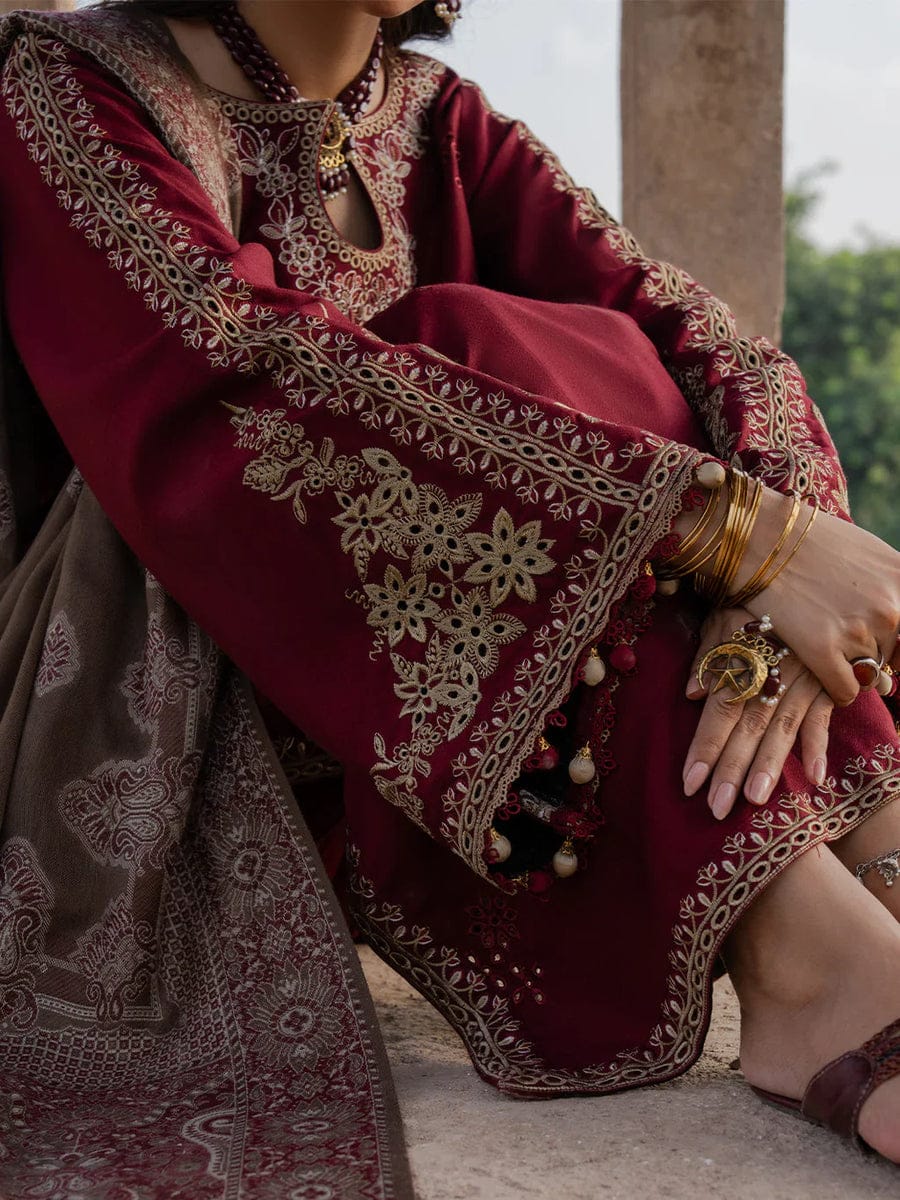 Elegant Heritage in Deep Maroon