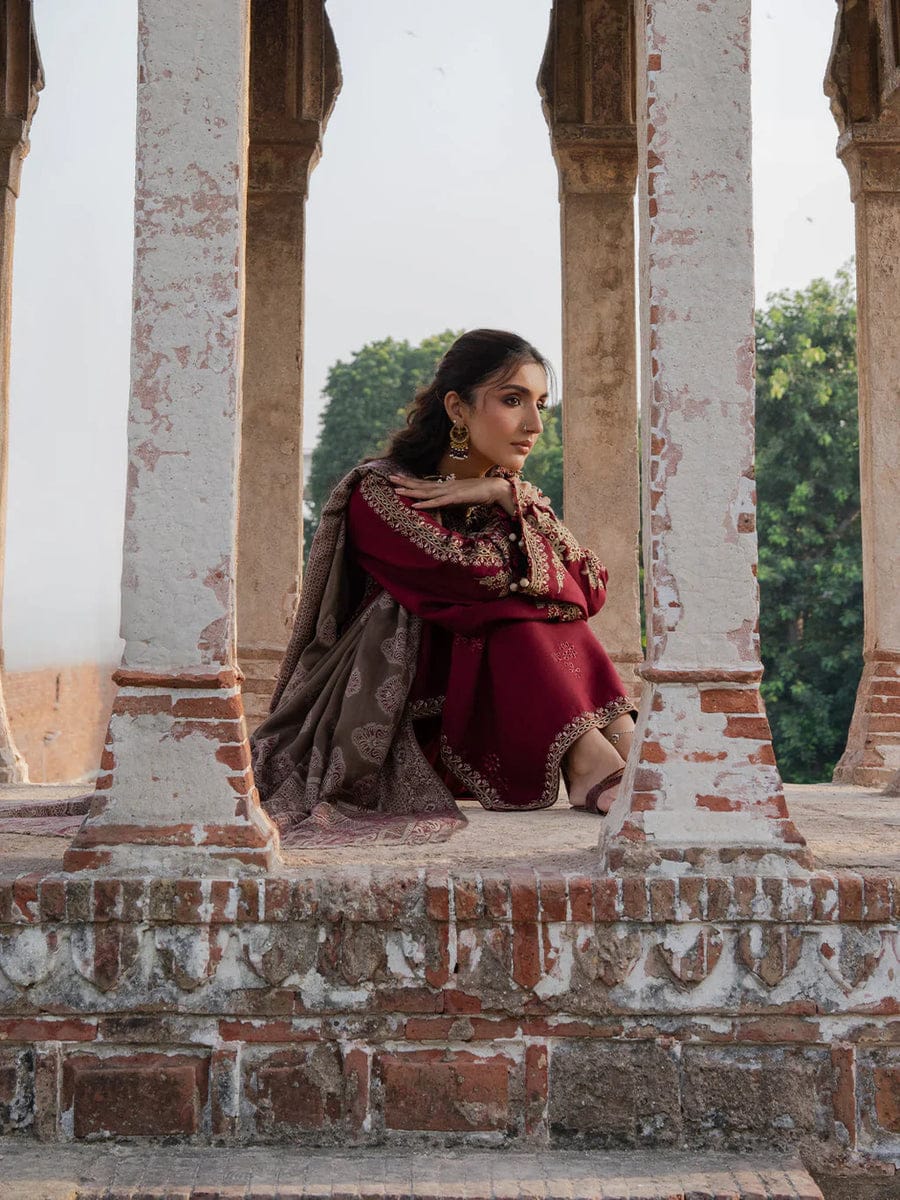 Elegant Heritage in Deep Maroon