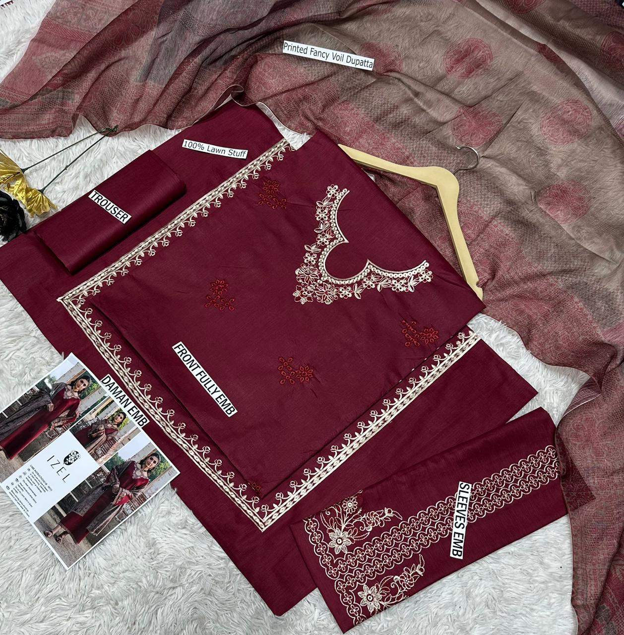 Elegant Heritage in Deep Maroon